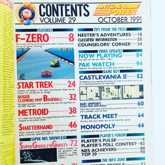 Vintage Nintendo Power Vol 29 Star Trek, Castlevania - Picture 3 of 6